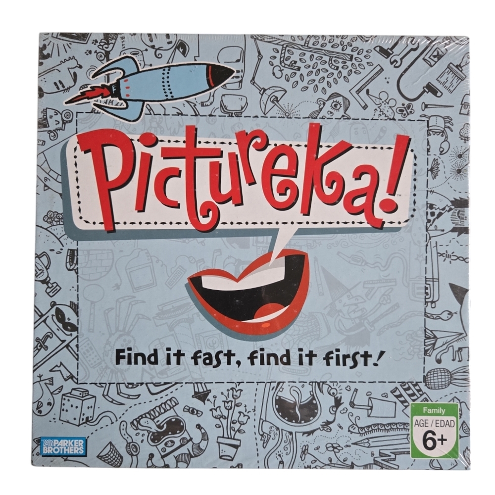 Pictureka! Parker Brothers Family Board Game Ages 6 and Up
